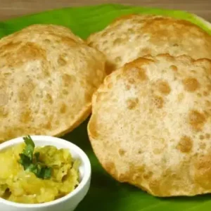 Poori Recipe | Crispy Puffy Indian Fried Bread